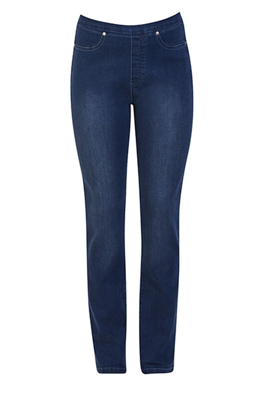 Vassalli Slim Leg Full Length Denim Pull on image number 4